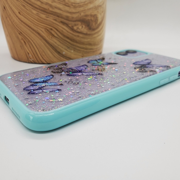 iPhone 12 Case iPhone 12 Pro Case iPhone 12 Pro Max Case Glitter Butterfly - Picture 7 of 9